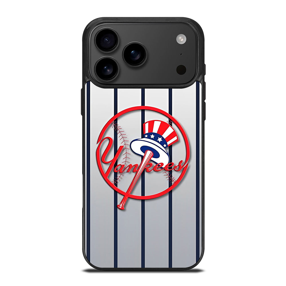 NEW YORK YANKEES STRIPE LOGO iPhone 17 Pro Max Case Cover