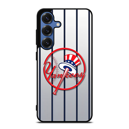 NEW YORK YANKEES STRIPE LOGO Samsung Galaxy S25 Case Cover
