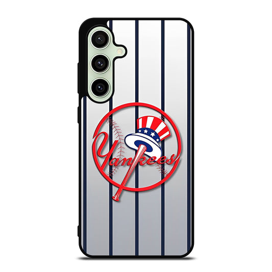 NEW YORK YANKEES STRIPE LOGO Samsung Galaxy S24 FE Case Cover