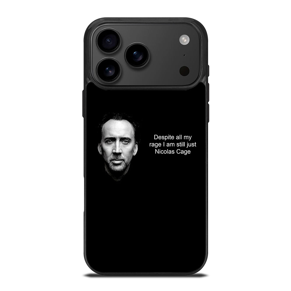 NICOLAS CAGE QUOTE 2 iPhone 17 Pro Max Case Cover