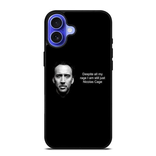 NICOLAS CAGE QUOTE 2 iPhone 16 Case Cover