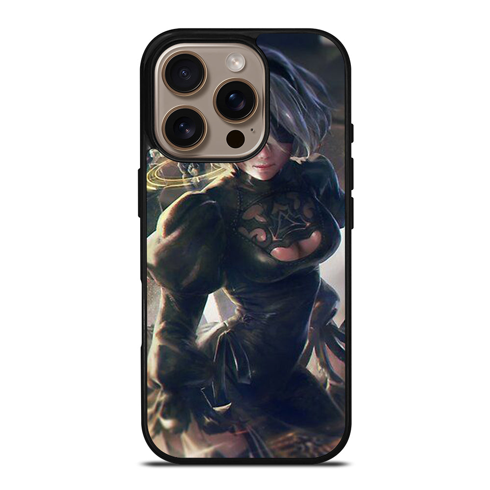 NIER AUTOMATA 2B ART iPhone 16 Pro Case Cover