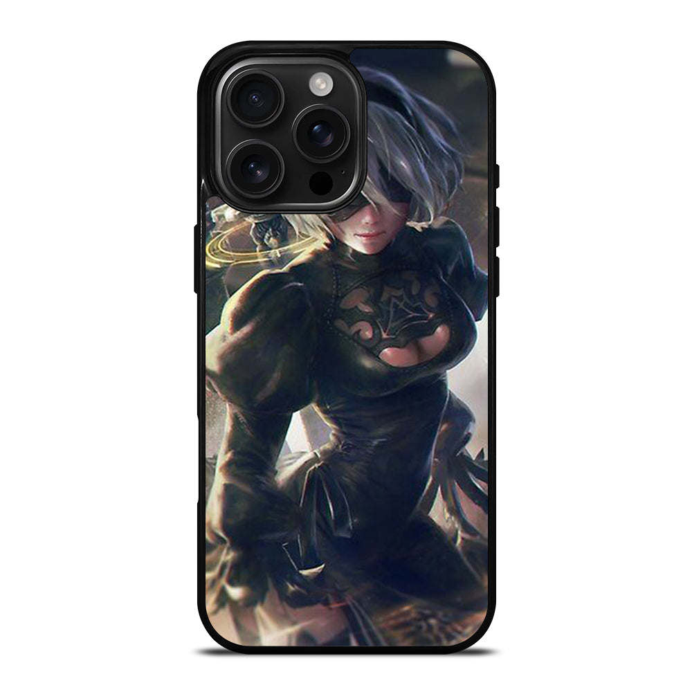 NIER AUTOMATA 2B ART iPhone 16 Pro Max Case Cover