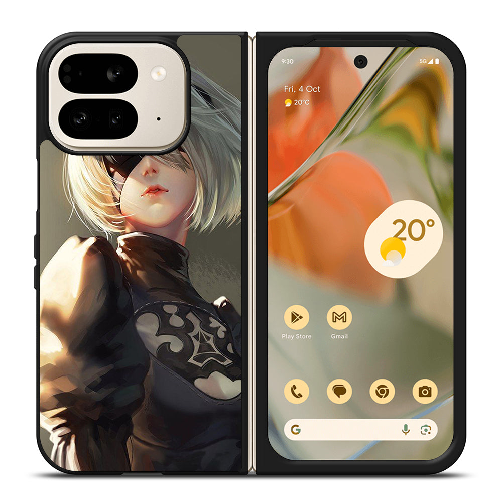 NIER AUTOMATA 2B FACE ANIME Google Pixel 9 Pro Fold Case Cover
