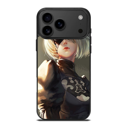 NIER AUTOMATA 2B FACE ANIME iPhone 17 Pro Max Case Cover
