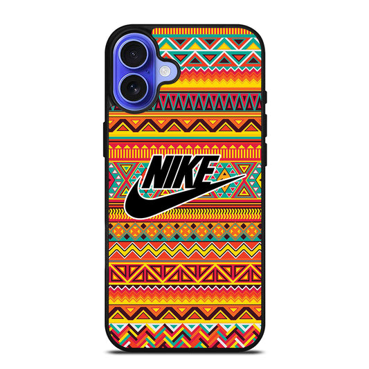 NIKE AZTEC LOGO 4 iPhone 16 Case Cover
