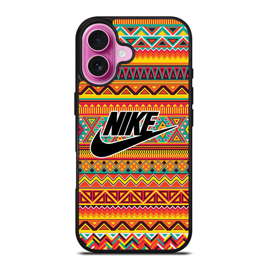 NIKE AZTEC LOGO 4 iPhone 16 Plus Case Cover