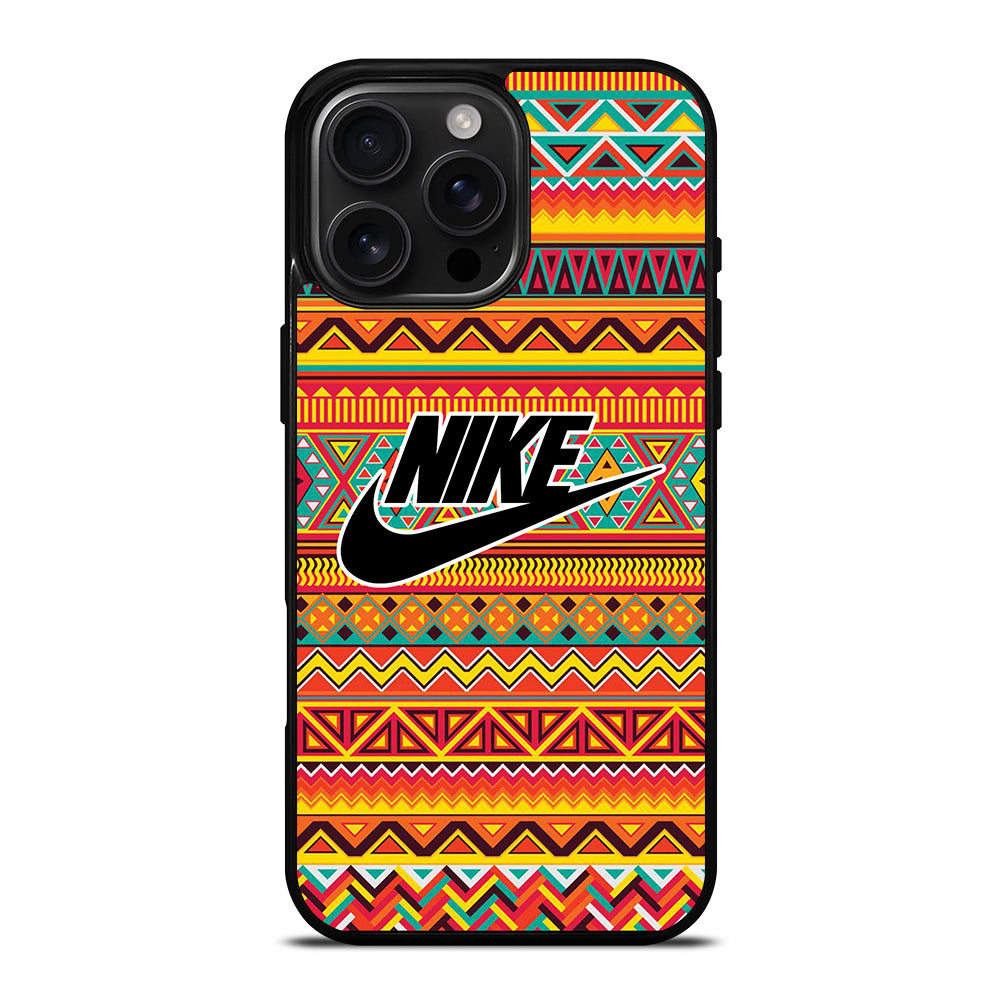 NIKE AZTEC LOGO 4 iPhone 16 Pro Max Case Cover