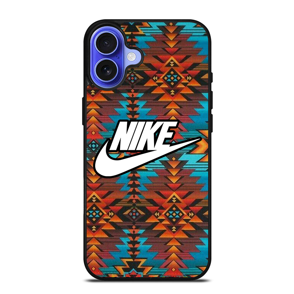 NIKE AZTEC LOGO 5 iPhone 16 Case Cover