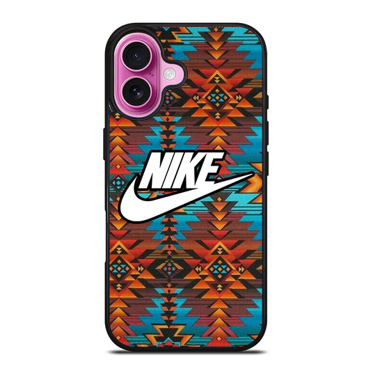 NIKE AZTEC LOGO 5 iPhone 16 Plus Case Cover