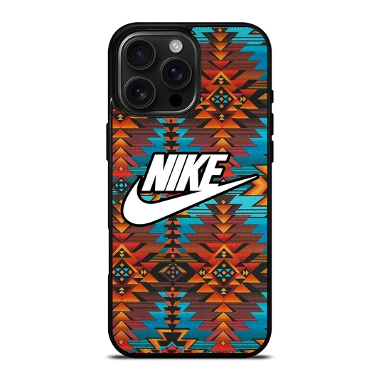 NIKE AZTEC LOGO 5 iPhone 16 Pro Max Case Cover