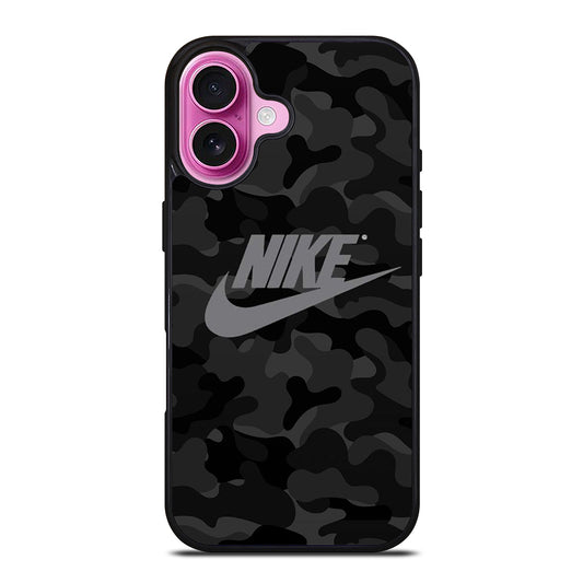 NIKE CAMO ART LOGO iPhone 16 Plus Case Cover