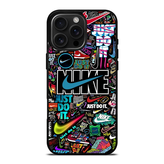 NIKE LOGO PATTERN iPhone 16 Pro Max Case Cover