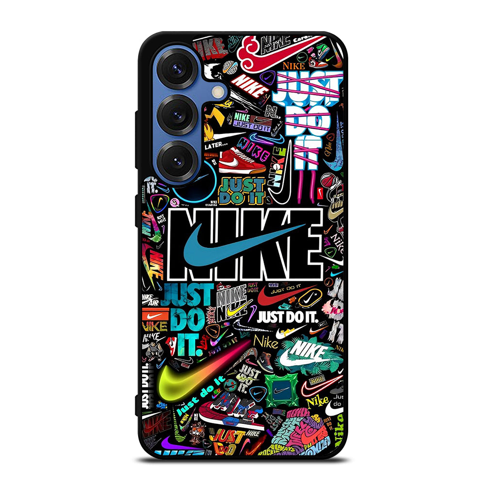 NIKE LOGO PATTERN Samsung Galaxy S25 Case Cover