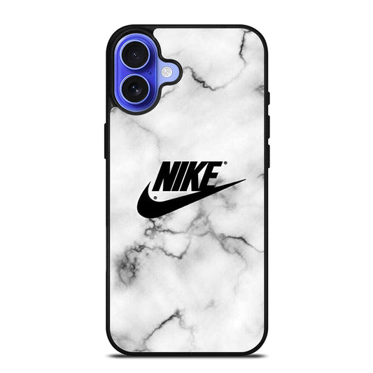 NIKE MARBLE LOGO iPhone 16 Case Cover