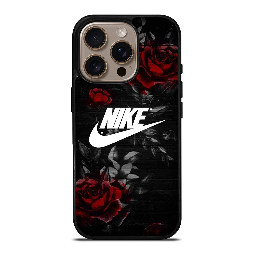 NIKE ROSE FLOWER LOGO iPhone 16 Pro Case Cover