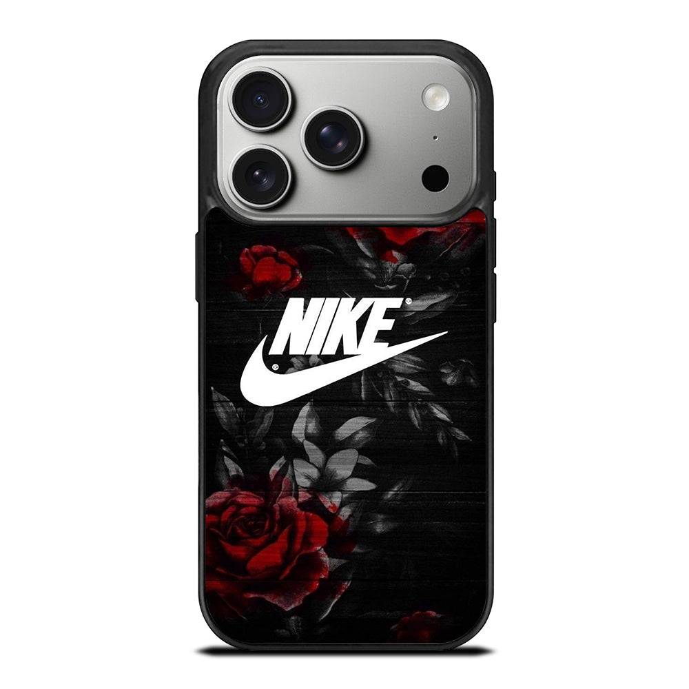 NIKE ROSE FLOWER LOGO iPhone 17 Pro Case Cover