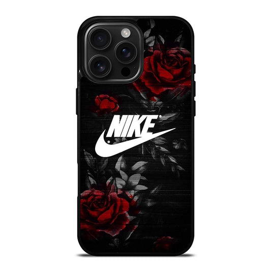 NIKE ROSE FLOWER LOGO iPhone 16 Pro Max Case Cover