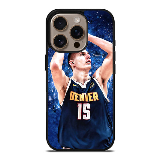 NIKOLA JOKIC DENVER NUGGETS BASKETBALL iPhone 16 Pro Case Cover