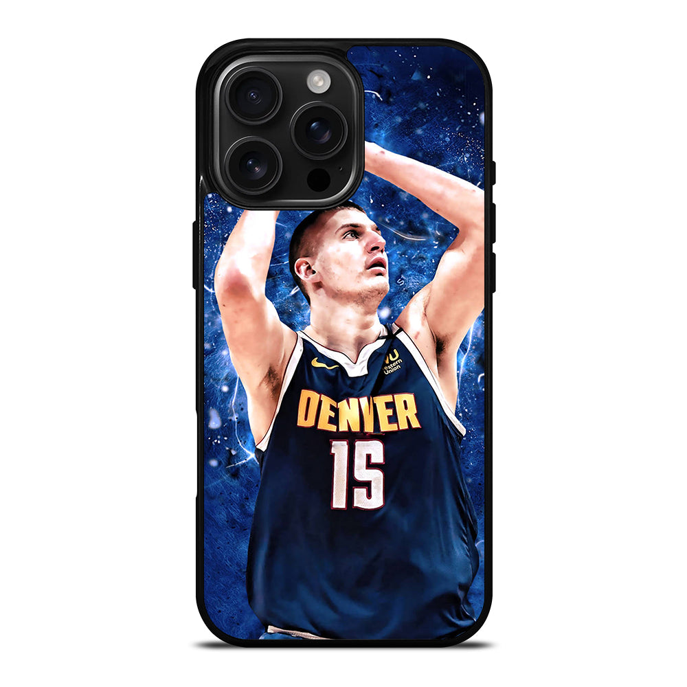 NIKOLA JOKIC DENVER NUGGETS BASKETBALL iPhone 16 Pro Max Case Cover