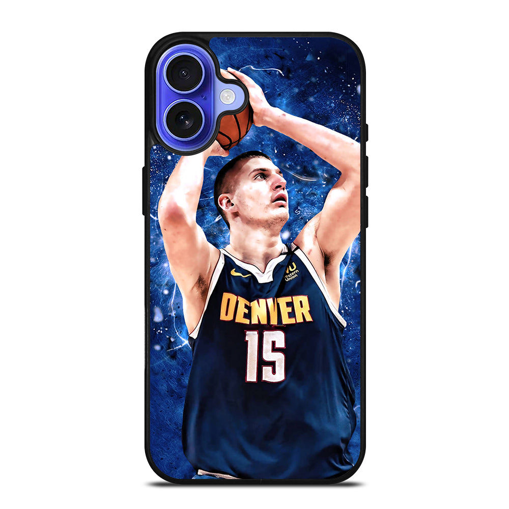 NIKOLA JOKIC DENVER NUGGETS BASKETBALL iPhone 16 Case Cover