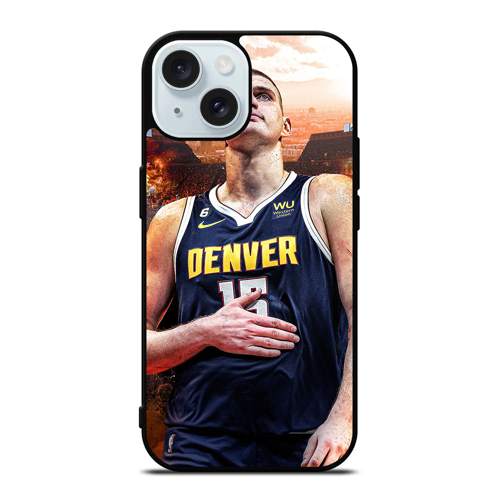 NIKOLA JOKIC DENVER NUGGETS COOL iPhone 15 Case Cover