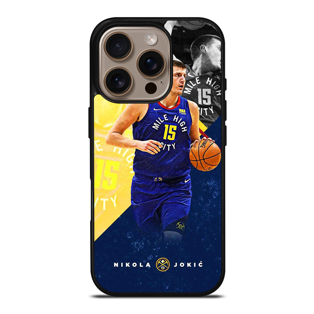 NIKOLA JOKIC DENVER NUGGETS TEAM iPhone 16 Pro Case Cover