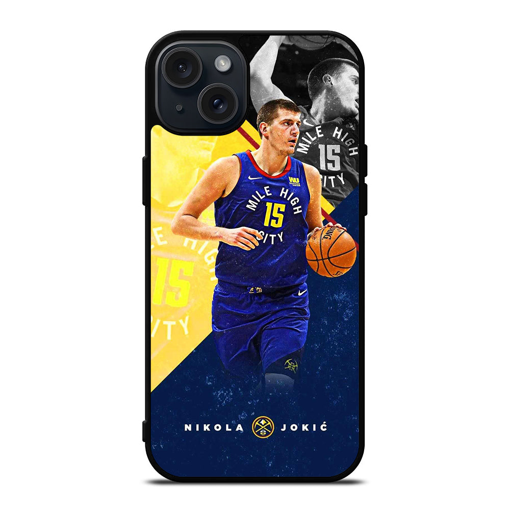 NIKOLA JOKIC DENVER NUGGETS TEAM iPhone 15 Plus Case Cover