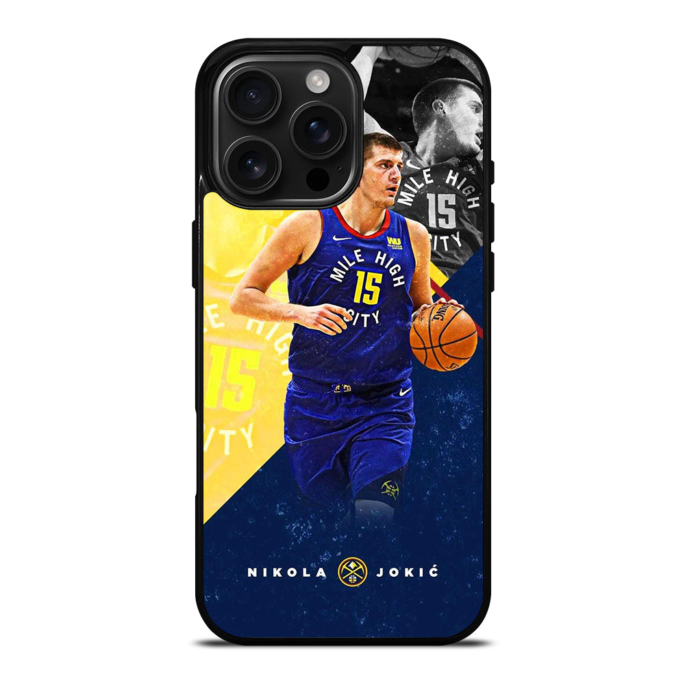 NIKOLA JOKIC DENVER NUGGETS TEAM iPhone 16 Pro Max Case Cover