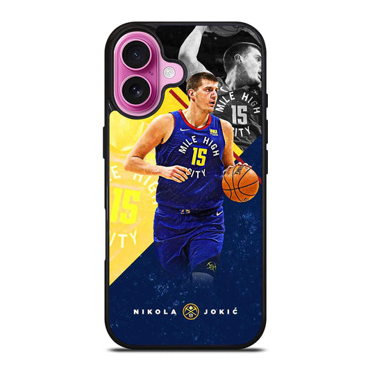 NIKOLA JOKIC DENVER NUGGETS TEAM iPhone 16 Plus Case Cover