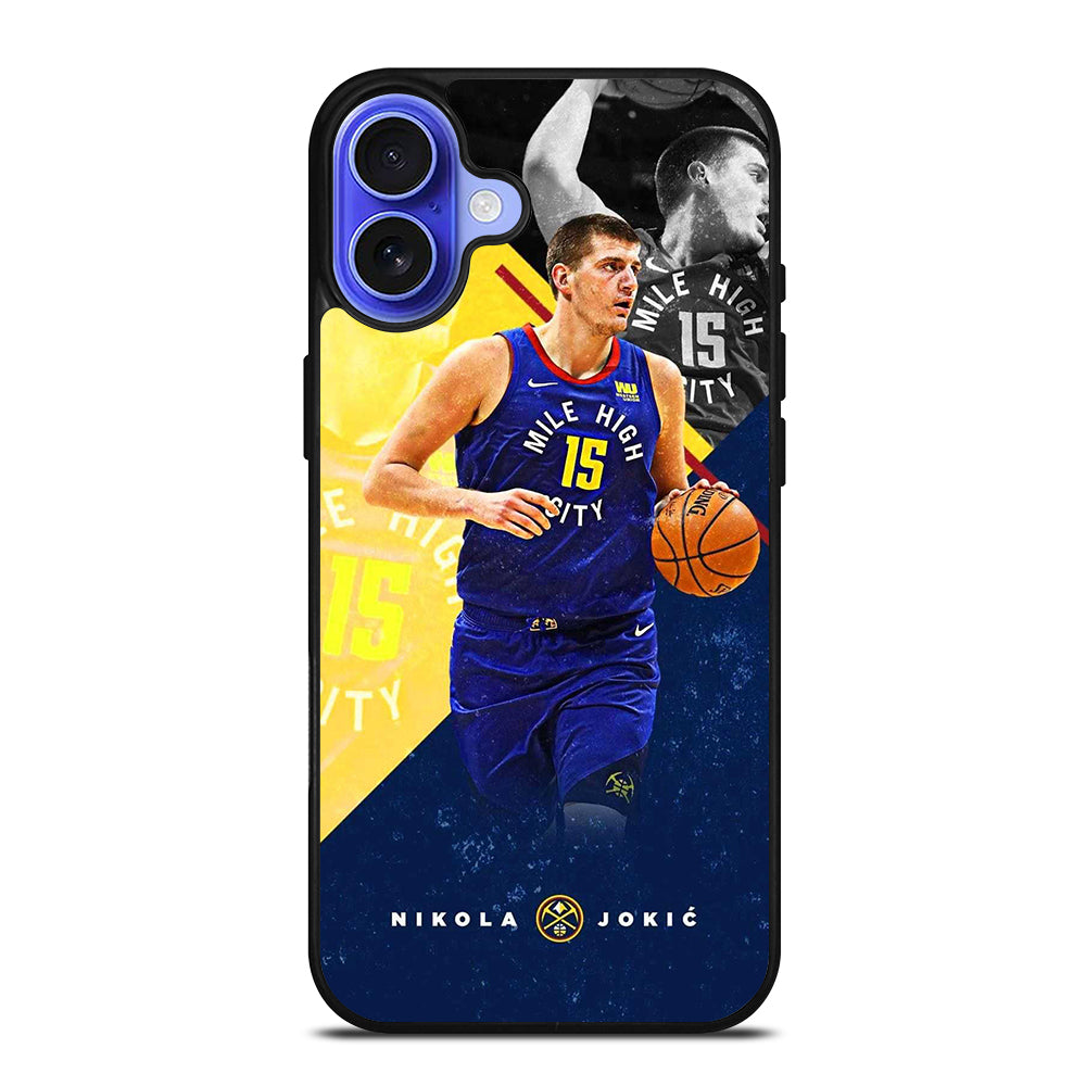 NIKOLA JOKIC DENVER NUGGETS TEAM iPhone 16 Case Cover