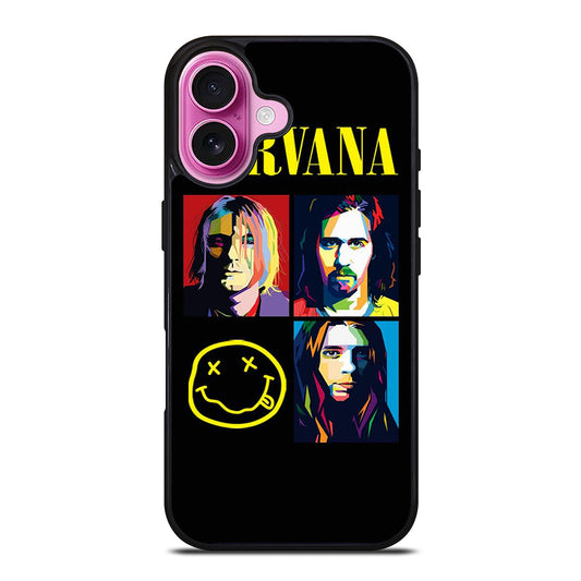 NIRVANA AMERICAN BAND iPhone 16 Plus Case Cover