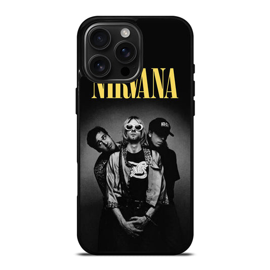 NIRVANA ROCK BAND POSTER iPhone 16 Pro Max Case Cover