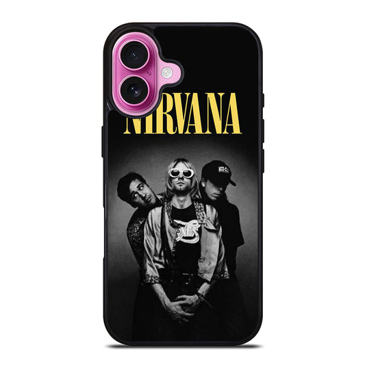 NIRVANA ROCK BAND POSTER iPhone 16 Plus Case Cover