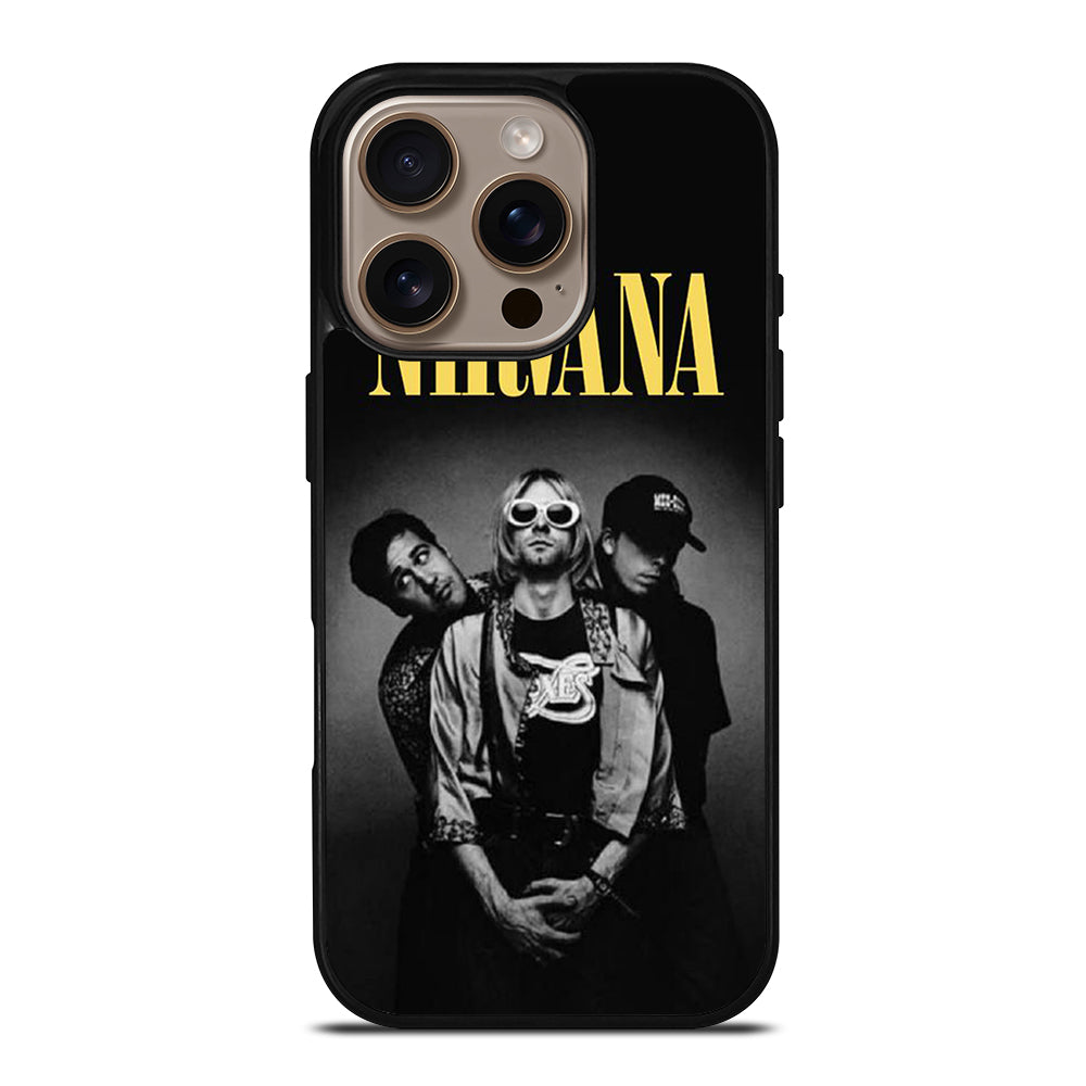 NIRVANA ROCK BAND POSTER iPhone 16 Pro Case Cover