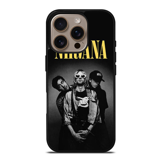 NIRVANA ROCK BAND POSTER iPhone 16 Pro Case Cover