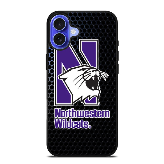 NORTHWESTERN WILDCATS ICON 3 iPhone 16 Case Cover