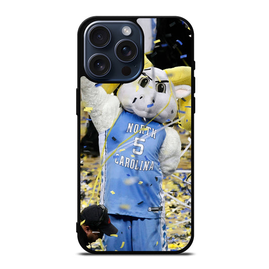 NORTH CAROLINA TAR HEELS MASCOT 2 iPhone 15 Pro Max Case Cover