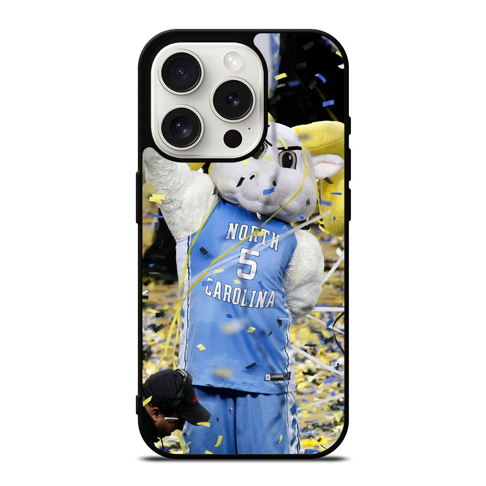 NORTH CAROLINA TAR HEELS MASCOT 2 iPhone 15 Pro Case Cover