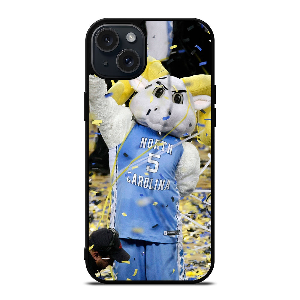 NORTH CAROLINA TAR HEELS MASCOT 2 iPhone 15 Plus Case Cover