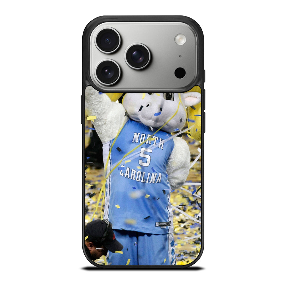 NORTH CAROLINA TAR HEELS MASCOT 2 iPhone 17 Pro Case Cover