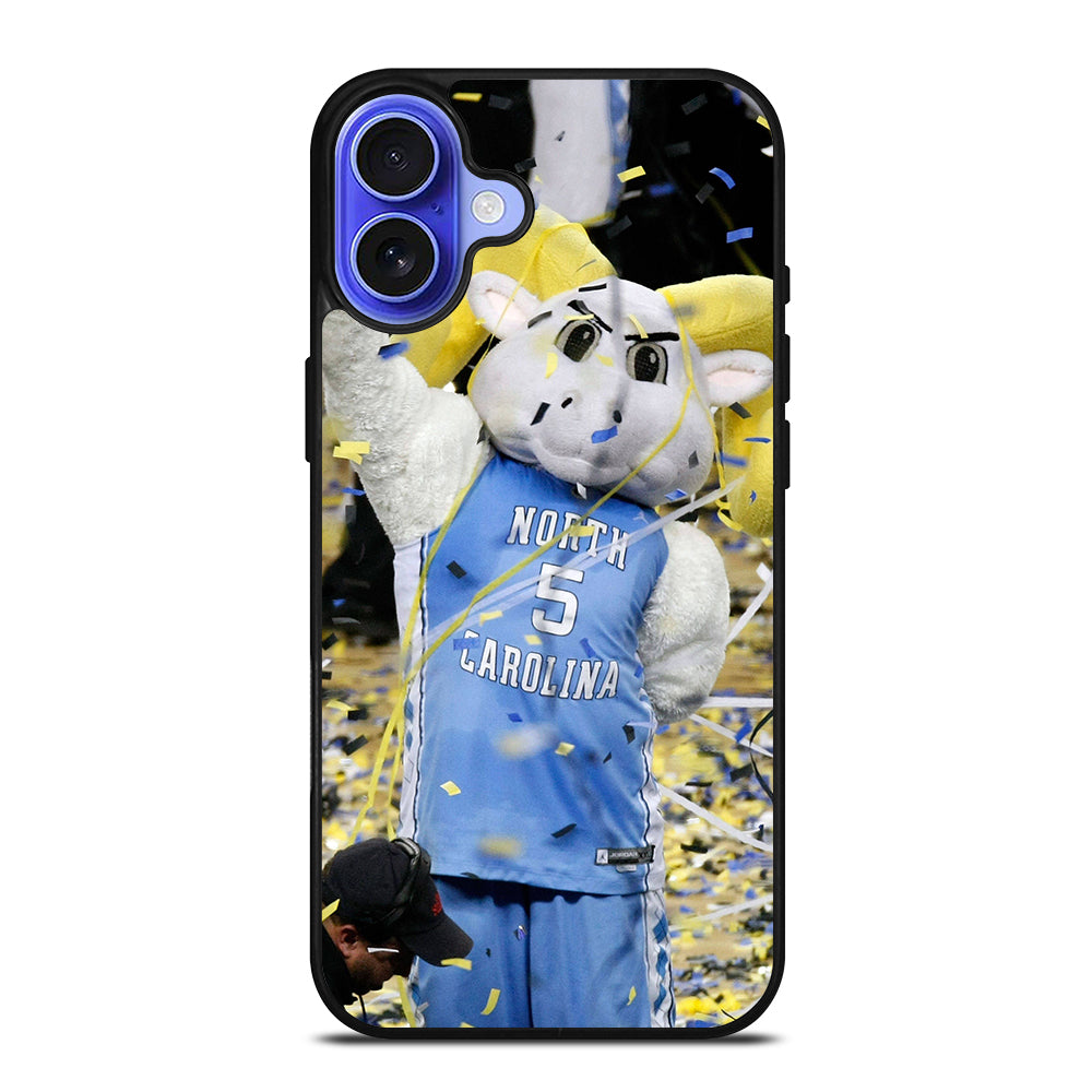 NORTH CAROLINA TAR HEELS MASCOT 2 iPhone 16 Case Cover