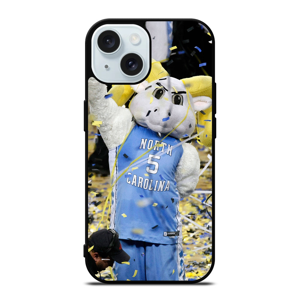 NORTH CAROLINA TAR HEELS MASCOT 2 iPhone 15 Case Cover