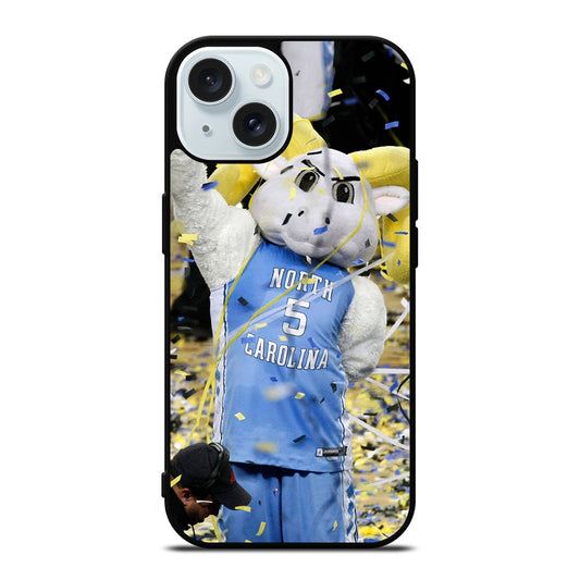 NORTH CAROLINA TAR HEELS MASCOT 2 iPhone 15 Case Cover