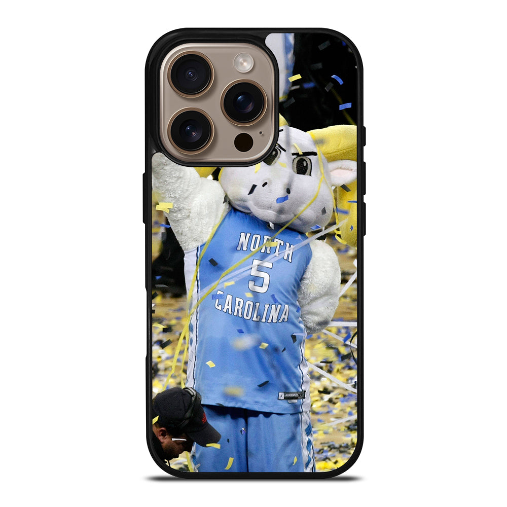 NORTH CAROLINA TAR HEELS MASCOT 2 iPhone 16 Pro Case Cover