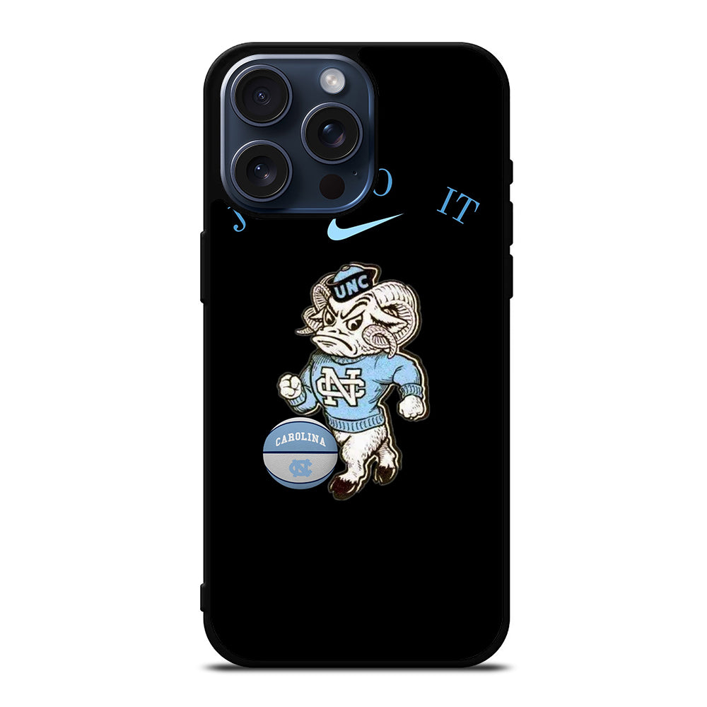 NORTH CAROLINA TAR HEELS MASCOT 3 iPhone 15 Pro Max Case Cover