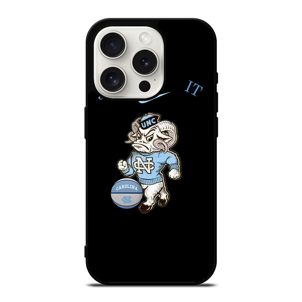 NORTH CAROLINA TAR HEELS MASCOT 3 iPhone 15 Pro Case Cover