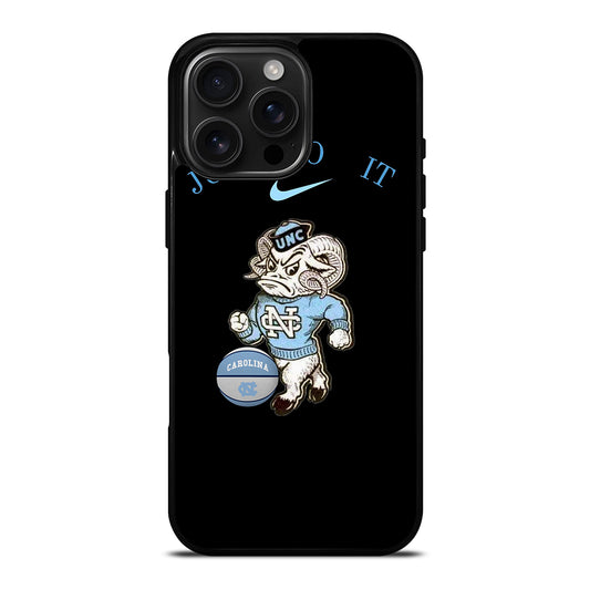 NORTH CAROLINA TAR HEELS MASCOT 3 iPhone 16 Pro Max Case Cover