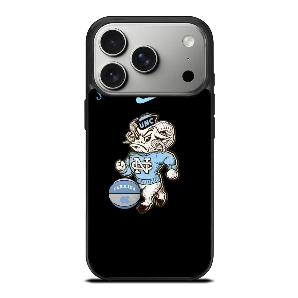 NORTH CAROLINA TAR HEELS MASCOT 3 iPhone 17 Pro Case Cover