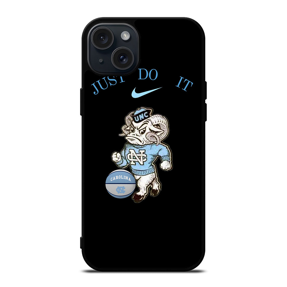 NORTH CAROLINA TAR HEELS MASCOT 3 iPhone 15 Plus Case Cover